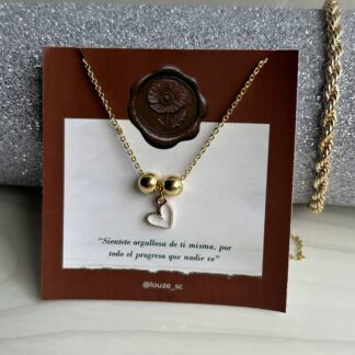 Collar mini corazón